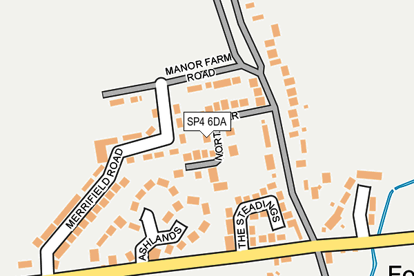 SP4 6DA map - OS OpenMap – Local (Ordnance Survey)