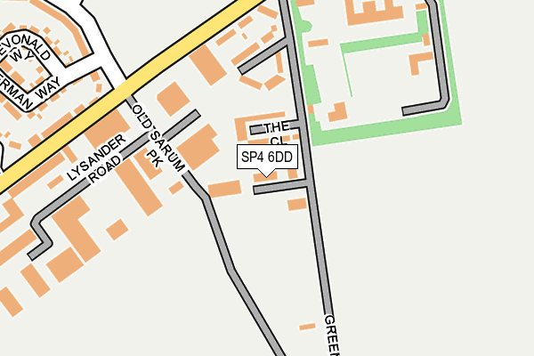 SP4 6DD map - OS OpenMap – Local (Ordnance Survey)