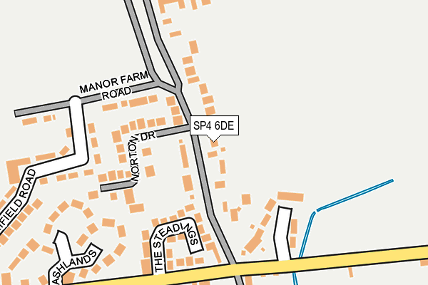 SP4 6DE map - OS OpenMap – Local (Ordnance Survey)