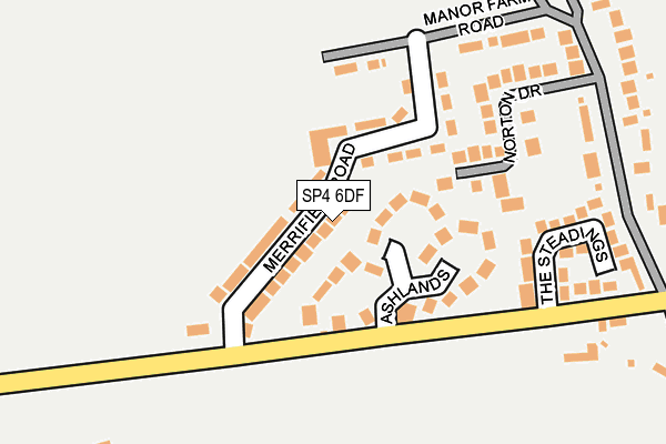 SP4 6DF map - OS OpenMap – Local (Ordnance Survey)
