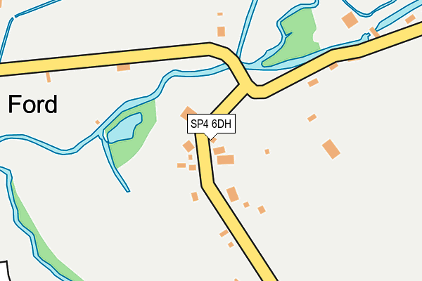 SP4 6DH map - OS OpenMap – Local (Ordnance Survey)