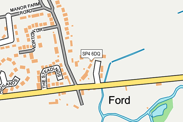 SP4 6DQ map - OS OpenMap – Local (Ordnance Survey)