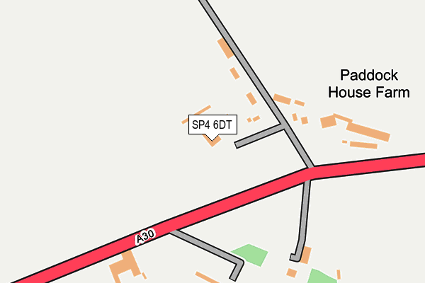 SP4 6DT map - OS OpenMap – Local (Ordnance Survey)