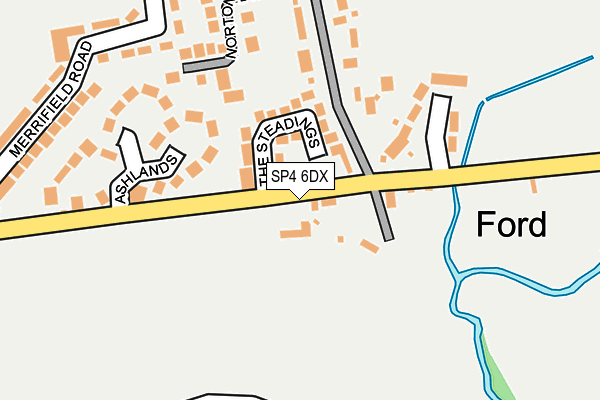 SP4 6DX map - OS OpenMap – Local (Ordnance Survey)