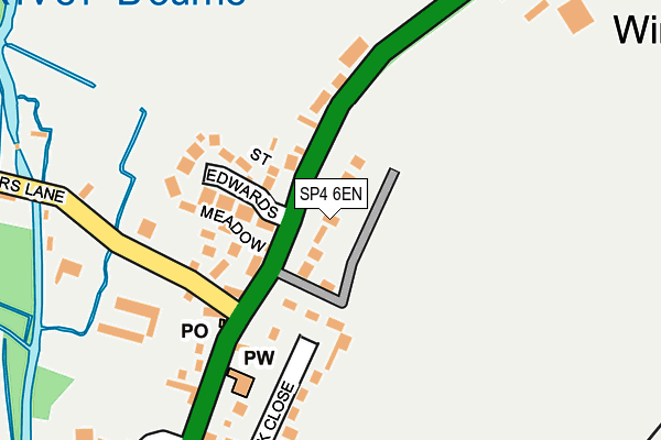 SP4 6EN map - OS OpenMap – Local (Ordnance Survey)