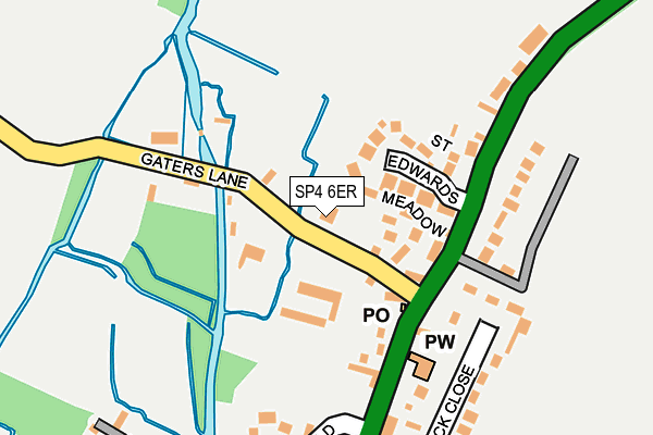 SP4 6ER map - OS OpenMap – Local (Ordnance Survey)
