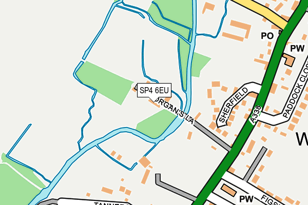 SP4 6EU map - OS OpenMap – Local (Ordnance Survey)