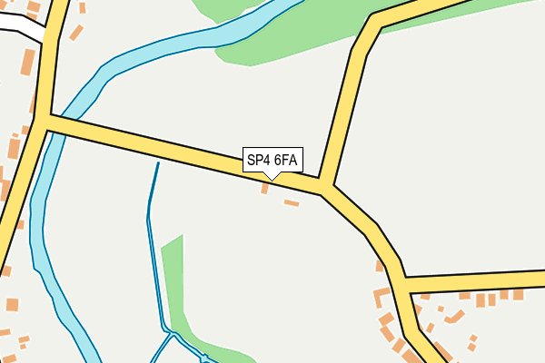 SP4 6FA map - OS OpenMap – Local (Ordnance Survey)
