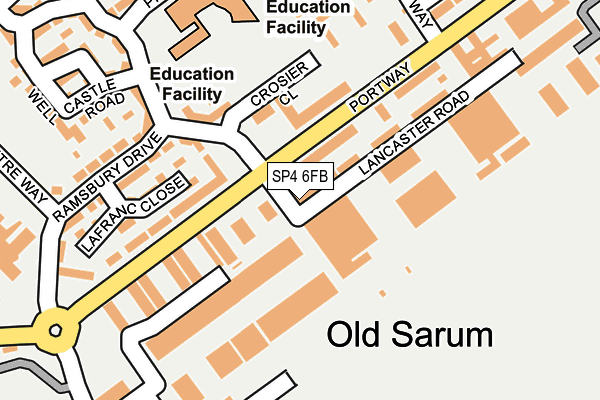 Map of R D AVERY LIMITED at local scale