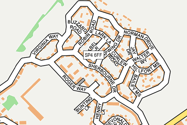 SP4 6FF map - OS OpenMap – Local (Ordnance Survey)