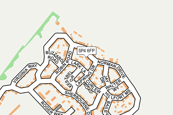 SP4 6FP map - OS OpenMap – Local (Ordnance Survey)