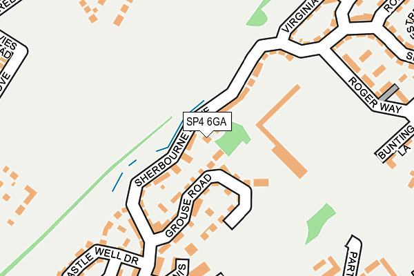 SP4 6GA map - OS OpenMap – Local (Ordnance Survey)