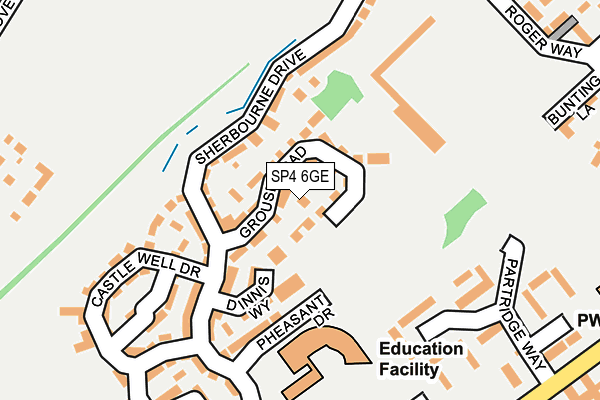 SP4 6GE map - OS OpenMap – Local (Ordnance Survey)