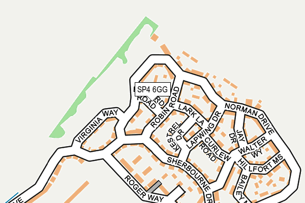 SP4 6GG map - OS OpenMap – Local (Ordnance Survey)