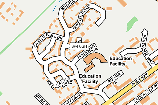 SP4 6GH map - OS OpenMap – Local (Ordnance Survey)