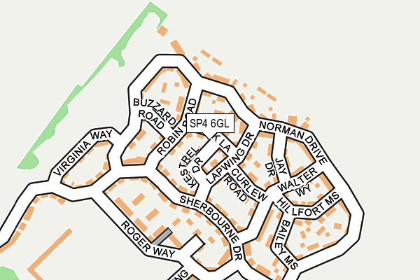 SP4 6GL map - OS OpenMap – Local (Ordnance Survey)