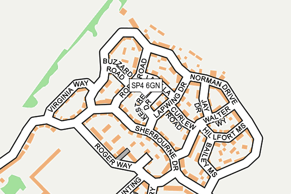 SP4 6GN map - OS OpenMap – Local (Ordnance Survey)