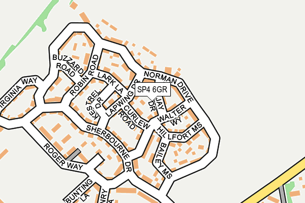 SP4 6GR map - OS OpenMap – Local (Ordnance Survey)