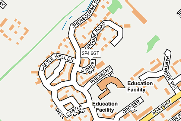 SP4 6GT map - OS OpenMap – Local (Ordnance Survey)