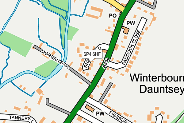 SP4 6HF map - OS OpenMap – Local (Ordnance Survey)