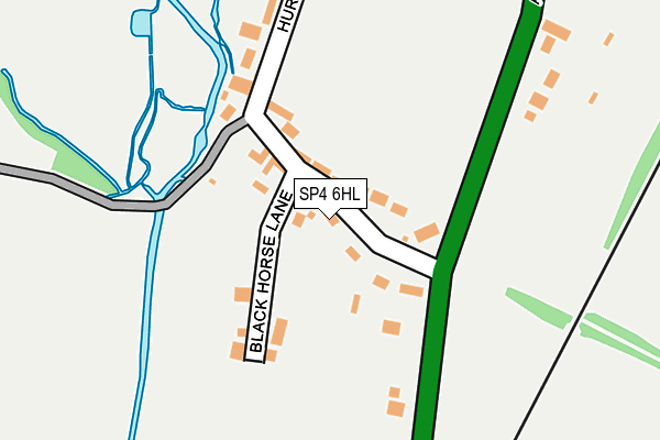 SP4 6HL map - OS OpenMap – Local (Ordnance Survey)