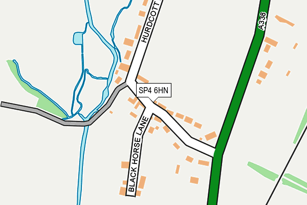 SP4 6HN map - OS OpenMap – Local (Ordnance Survey)
