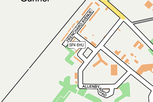 SP4 6HU map - OS OpenMap – Local (Ordnance Survey)