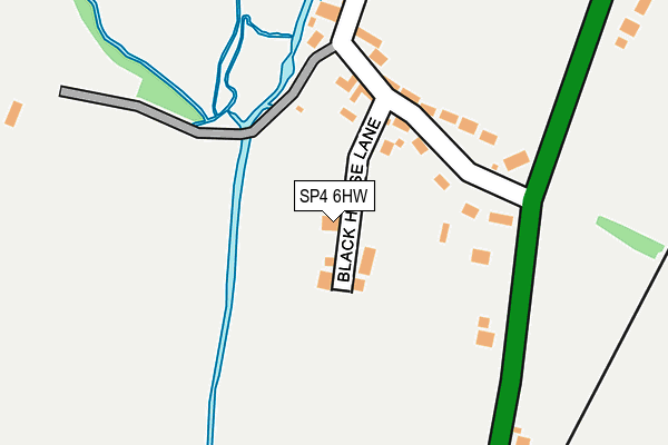 SP4 6HW map - OS OpenMap – Local (Ordnance Survey)