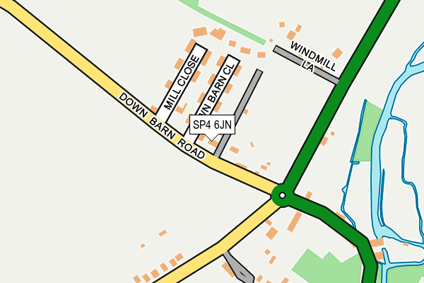 SP4 6JN map - OS OpenMap – Local (Ordnance Survey)