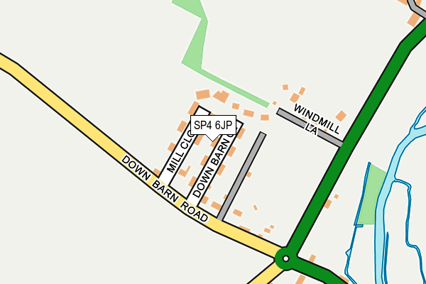 SP4 6JP map - OS OpenMap – Local (Ordnance Survey)