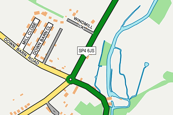 SP4 6JS map - OS OpenMap – Local (Ordnance Survey)