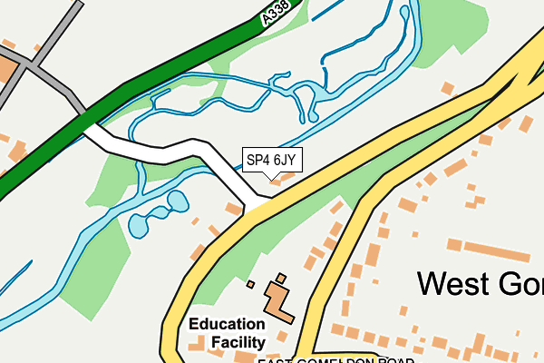 SP4 6JY map - OS OpenMap – Local (Ordnance Survey)