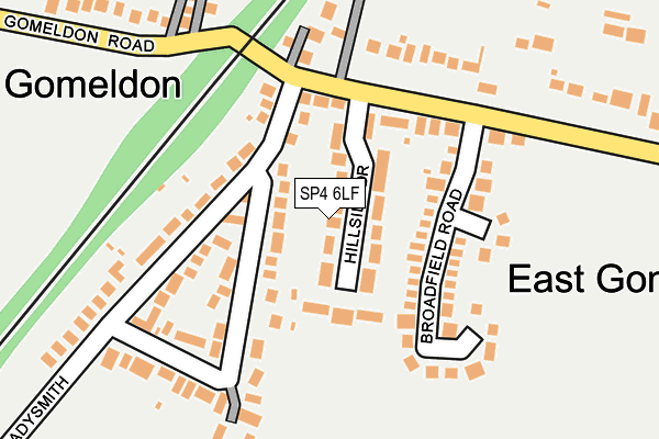 SP4 6LF map - OS OpenMap – Local (Ordnance Survey)