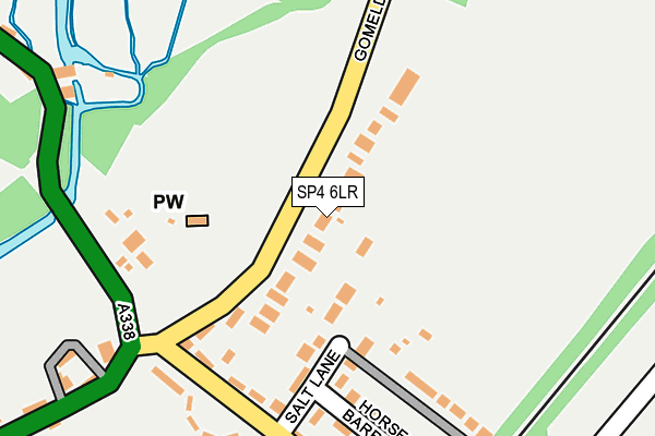 SP4 6LR map - OS OpenMap – Local (Ordnance Survey)