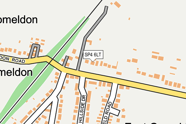SP4 6LT map - OS OpenMap – Local (Ordnance Survey)