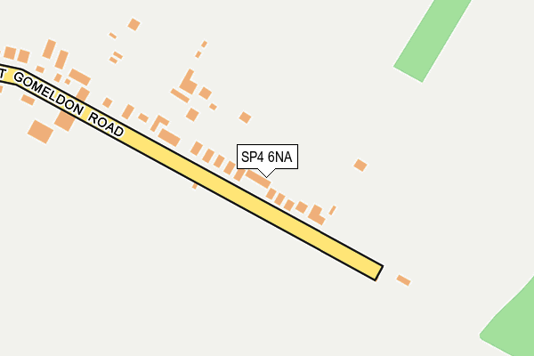 SP4 6NA map - OS OpenMap – Local (Ordnance Survey)