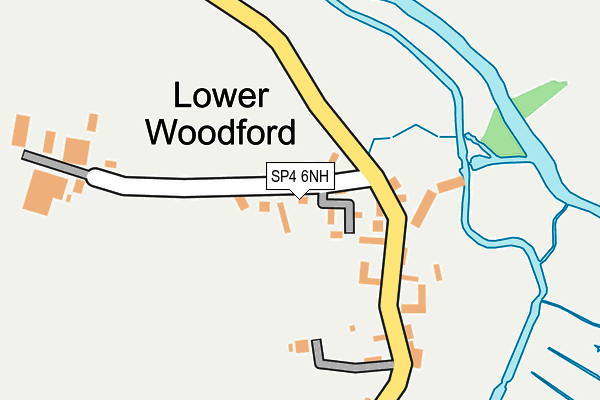 SP4 6NH map - OS OpenMap – Local (Ordnance Survey)