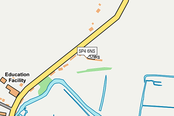 SP4 6NS map - OS OpenMap – Local (Ordnance Survey)