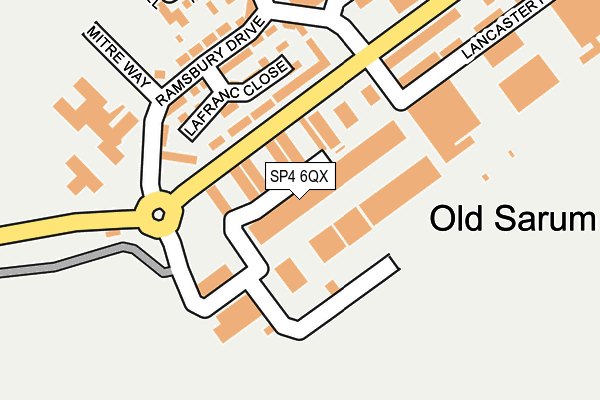 SP4 6QX map - OS OpenMap – Local (Ordnance Survey)