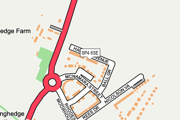 SP4 6SE map - OS OpenMap – Local (Ordnance Survey)