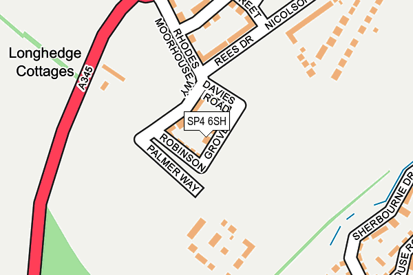 SP4 6SH map - OS OpenMap – Local (Ordnance Survey)