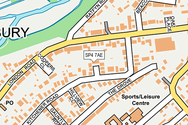 SP4 7AE map - OS OpenMap – Local (Ordnance Survey)