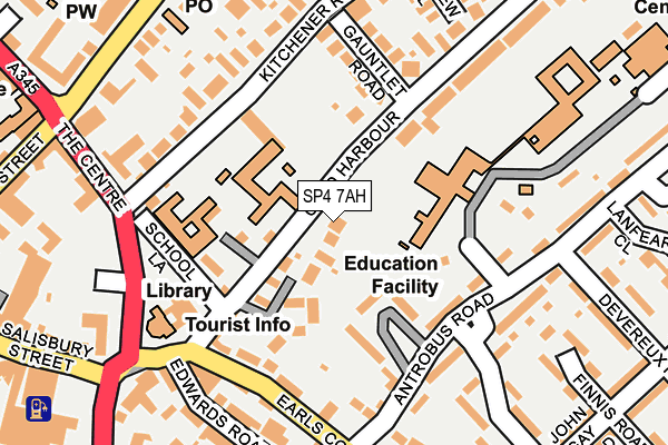 SP4 7AH map - OS OpenMap – Local (Ordnance Survey)