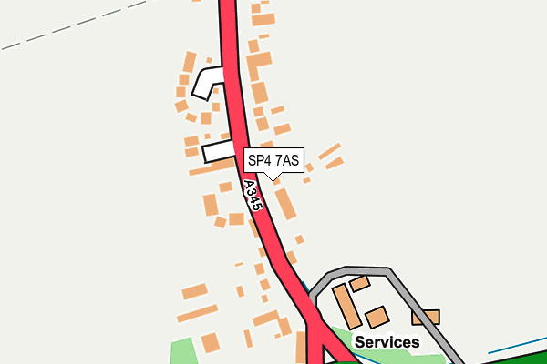 SP4 7AS map - OS OpenMap – Local (Ordnance Survey)