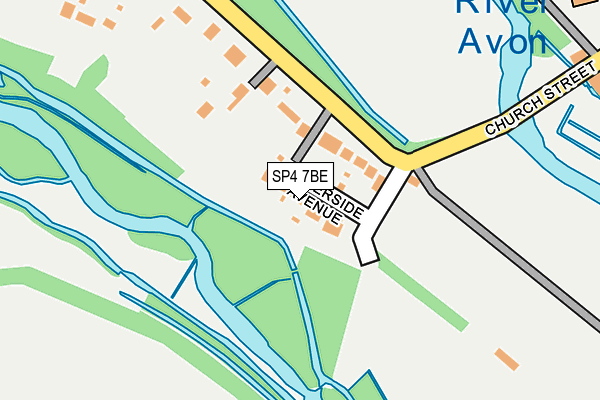SP4 7BE map - OS OpenMap – Local (Ordnance Survey)