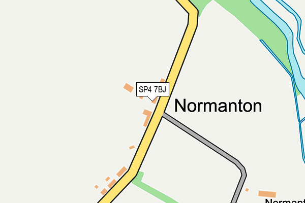 SP4 7BJ map - OS OpenMap – Local (Ordnance Survey)