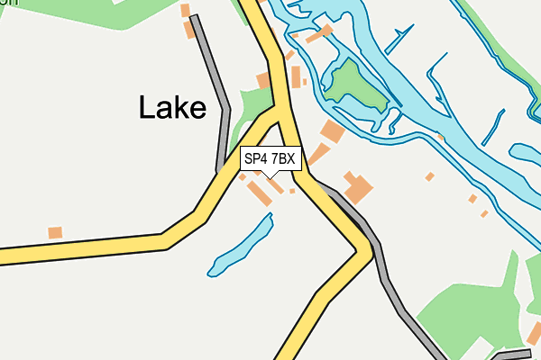 SP4 7BX map - OS OpenMap – Local (Ordnance Survey)