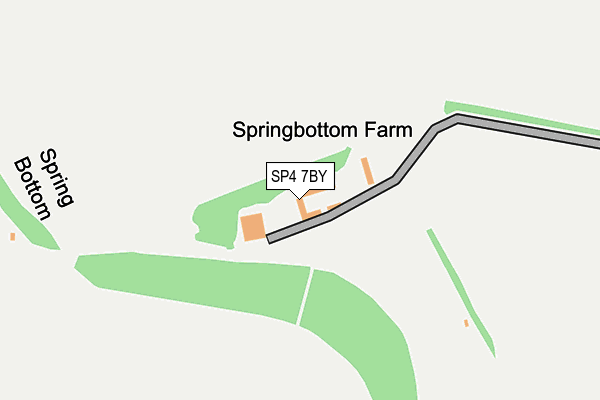 SP4 7BY map - OS OpenMap – Local (Ordnance Survey)