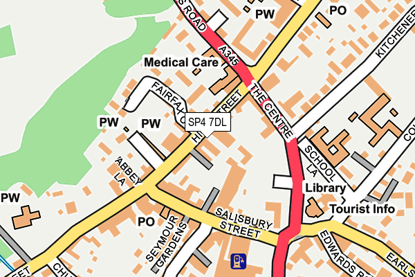 SP4 7DL map - OS OpenMap – Local (Ordnance Survey)