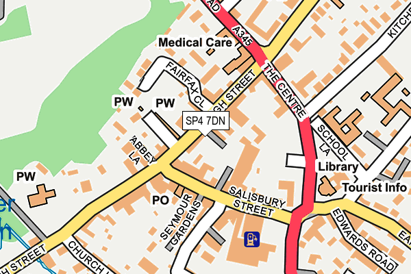 SP4 7DN map - OS OpenMap – Local (Ordnance Survey)